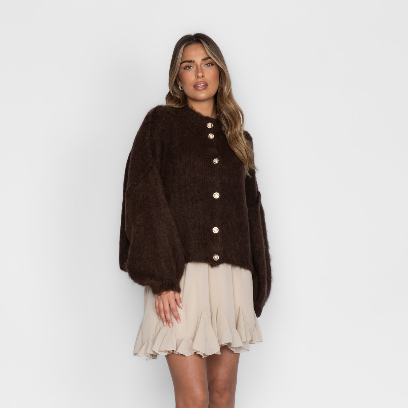 Alicja | Krótki kardigan oversize