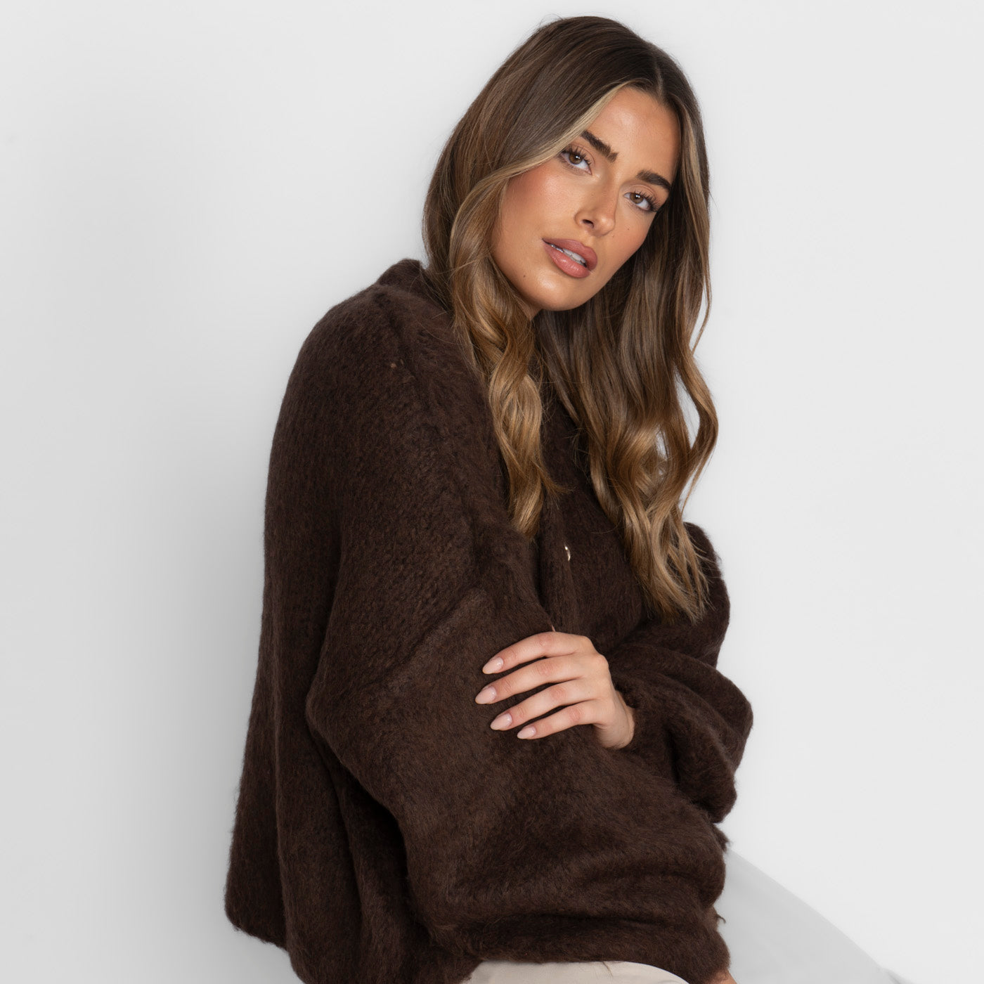 Alicja | Krótki kardigan oversize