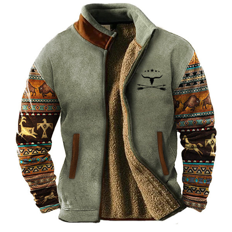 George | Stylowa bluza polarowa z termo podszyciem