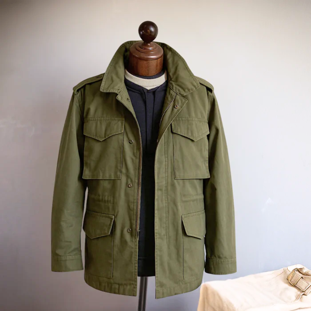 Aurelian | Klasyczna Kurtka Polowa z Kapturem