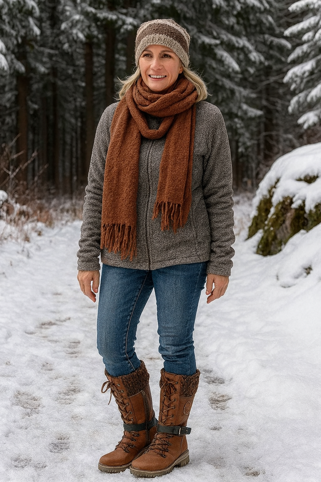 Ewelina | Wodoodporne śniegowce do kolan