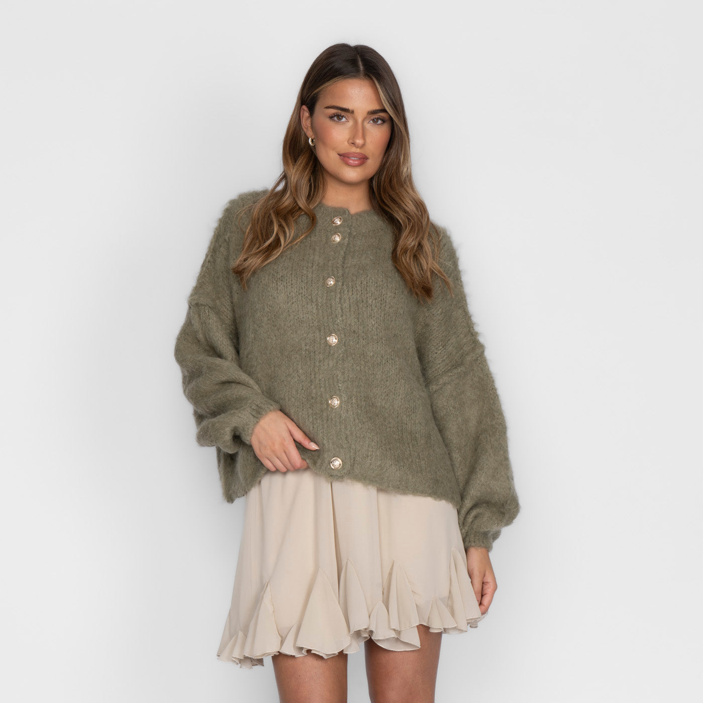 Alicja | Krótki kardigan oversize