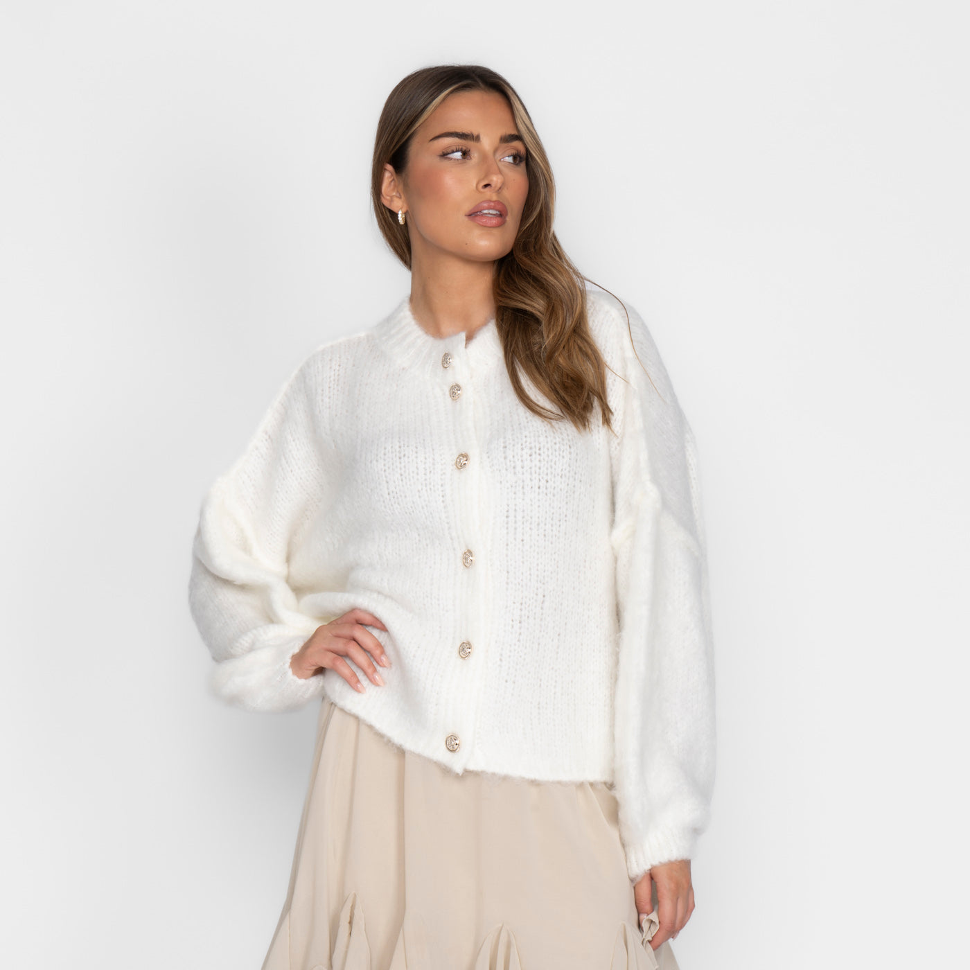 Alicja | Krótki kardigan oversize