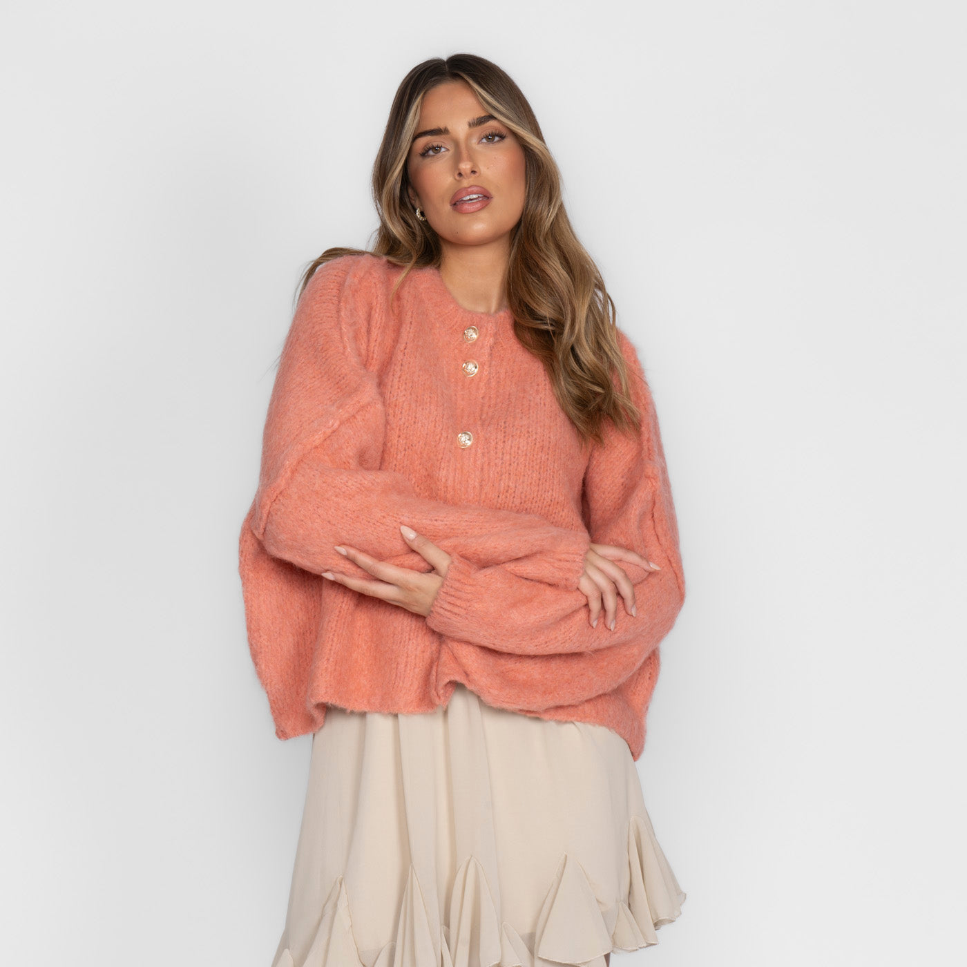 Alicja | Krótki kardigan oversize