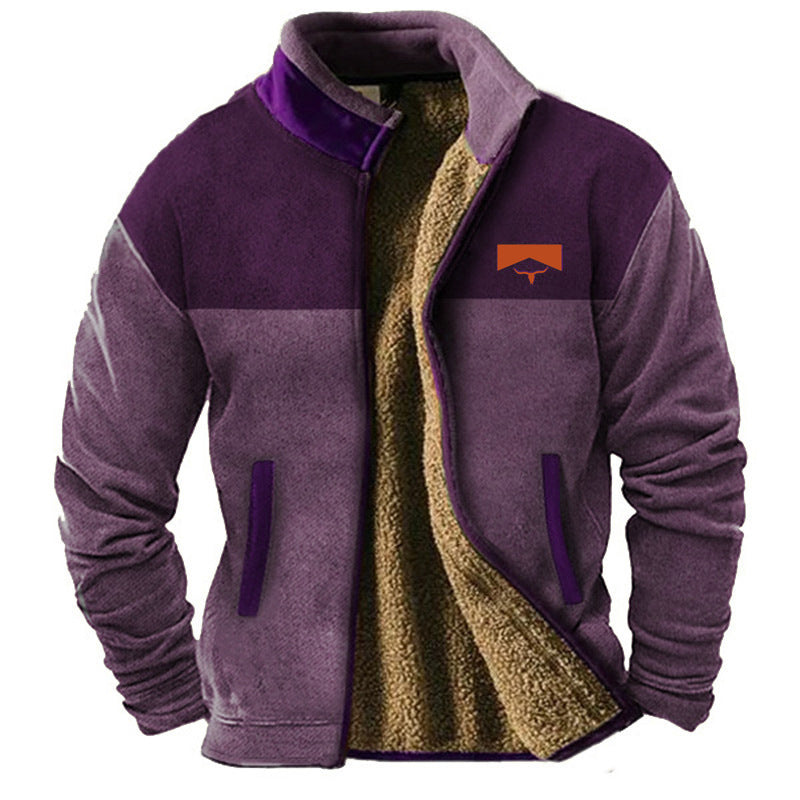 George | Stylowa bluza polarowa z termo podszyciem